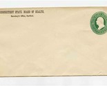Connecticut State Board of Health 3 Cent Washington Cover - $10.89