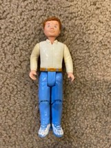 Vintage Fisher Price 1993 Loving Family Dad Man Father Doll House Figure Blue - £7.46 GBP