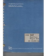 Tektronix Oscilloscope 1A1 Dual-trace Plug-in Unit Serial No 20,000 Up M... - $8.27
