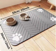 Pet Feeding Mat-Absorbent Pet Placemat for Food and Water Bowl. - $685.31 MXN+