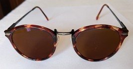 Vintage Japan Sun Gear International Brown Tortoise Round Sunglasses Frames - £39.40 GBP