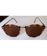 Vintage Japan Sun Gear International Brown Tortoise Round Sunglasses Frames - £38.33 GBP