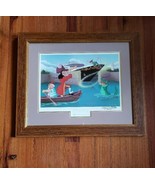 Signed Art DCL Cruise 2008 &quot;Smooth Sailing with Peter Pan&quot; Don Ducky Wil... - £235.30 GBP