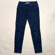 Boden Women&#39;s Dark Wash Skinny Ankle Stretch Denim Moto Jeans - Size 4P ... - $284.64 MXN