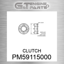 PM59115000 Clutch Fits John Deere (New Oem) - £751.08 GBP