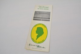 Vintage Welcome To Our House Carolina Mills Textiles Maiden N C Brochure - $13.80