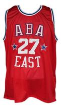 Caldwell Jones #27 Aba East Basketball Jersey New Sewn Red Any Size image 4