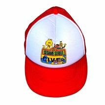 Sesame Street Live Vintage Trucker Snapback Mesh Adjustable Cap Hat - £14.92 GBP