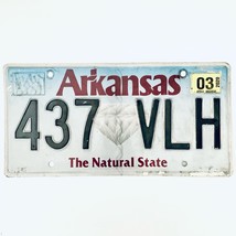 2020 United States Arkansas Natural State Passenger License Plate 437 VLH - $244.43 MXN
