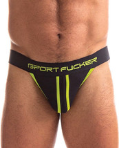 Sport F*cker Jersey Jock - Xxl Black/green - £55.57 GBP