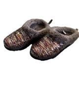 Bob’s from Skechers Gold sequin sparkle Faux Fur Trim slippers size 5 - £7.69 GBP