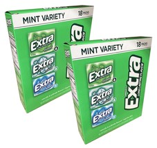 2 Packs Wrigley’s Extra Long Lasting Flavor Sugar Free Gum 18 packs - $39.74