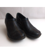 BOC BORN Women&#39;s Black Leather Nursing Clogs Work Shoes Size 8.5 - $368.72 MXN