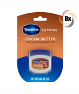 8x Packs Vaseline Lip Therapy Cocoa Butter Scent | .25oz | For Soft Glow... - $551.01 MXN
