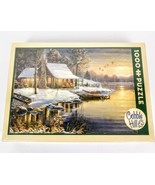 Cobble Hill Jigsaw Puzzle 1000 pcs Log Cabin Country Cottage New Sealed - $33.61