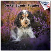COCKER SPANIEL PUPPIES Wall Calendar 2024  Animal DOG PET Lover Gift - £19.75 GBP