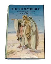 Holy Bible Old New Testaments Illustrated Collins 1300HC Great Britain ES Hardy - $55.00