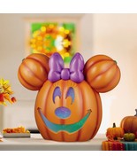 Disney Minnie 20&quot; Pumpkin w/Lights &amp; Music, NM-K23467AA Jack O Lantern H... - $4,613.17 MXN