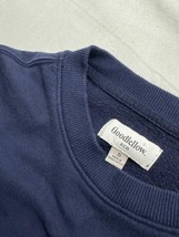 Goodfellow & Co. Men's Blue Pullover Cotton Blend Sweatshirt Size Small image 3