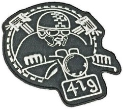 Cafe Racer Motorcycle Jacket Embroidered Patch Bike Applique 3.5&quot; Emblem Badge - £12.83 GBP