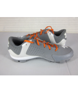 Under Armour Men&#39;s Leadoff Low RM Baseball Cleats Baseball Gray/White Si... - £22.61 GBP