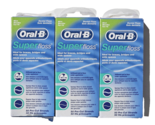 3 Packs Oral-B Super Floss Mint Dental Ideal For Braces 50 Strands - $25.99