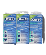 3 Packs Oral-B Super Floss Mint Dental Ideal For Braces 50 Strands - £20.44 GBP