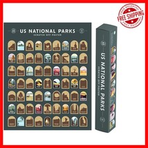 Elegant 16&quot; x 20&quot; National Parks Scratch-Off Map - Your Travel Bucket List - €25,73 EUR