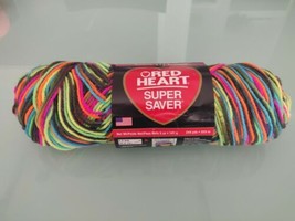  Red Heart Super Saver Yarn Blacklight 073650833465 - £7.12 GBP