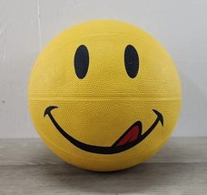 Vintage 1990s Joe Boxer Yellow Smiley Face Store Promo Gift Basketball Rare - $82.24