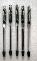 Set of 5 Cello Gripper Black Ink Ball Pen - Original Brand New - India - £3.95 GBP