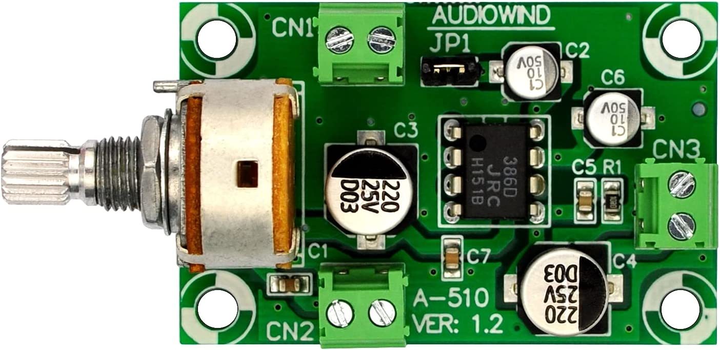 Electronics-Salon Battery Supply Audio Mono Amplifier Module Board,, Lm386 - $31.99