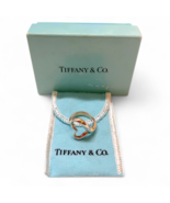 Tiffany &amp; Co. Elsa Peretti Open Heart Ring US Size 6.5 Silver SV 925 W/B... - $95.90