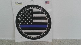 American Flag Thin Blue Line Circle - 3&quot;  Decal Sticker - €6,51 EUR