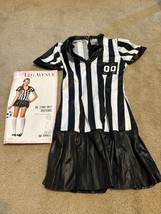 Leg Avenue Jr. Time Out Referee Soccer Dress M/L Costume Halloween - $18.49