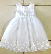 Toddler Dress AMERICAN PRINCESS White Sz 4T VEUC (R) - £23.97 GBP