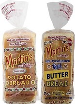Martin&#39;s Famous Pastry Potato Bread Variety Pack- 18 oz. Bags (2 Loaves) - £20.20 GBP