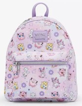 Loungefly Pokemon Fairy Type Pink All Over Print Backpack Bag - £50.45 GBP