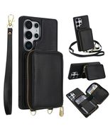 Generic case For Samsung Galaxy A53 5G (Color: Black) Leather Zipper mul... - $103.17 CAD