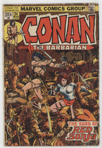 Conan The Barbarian 24 Marvel 1973 GD 1st Red Sonja Barry Windsor Smith Roy Thom - £63.11 GBP