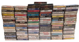 Huge Lot of 115 Country Music Cassettes Garth Brooks Reba Compilations a... - £89.17 GBP