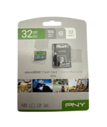 PNY Elite Class 10 U1 V10 microSDHC 32GB Flash Memory Card &amp; SD Adapter - €7,77 EUR