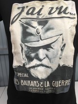 J&#39;ai Vu Les Balkans La Guerre Russian 20&quot; Medium Mens T-Shirt  - £13.90 GBP
