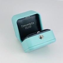 Tiffany &amp; Co Blue Leather Storage Presentation Empty Ring Box - €69,09 EUR