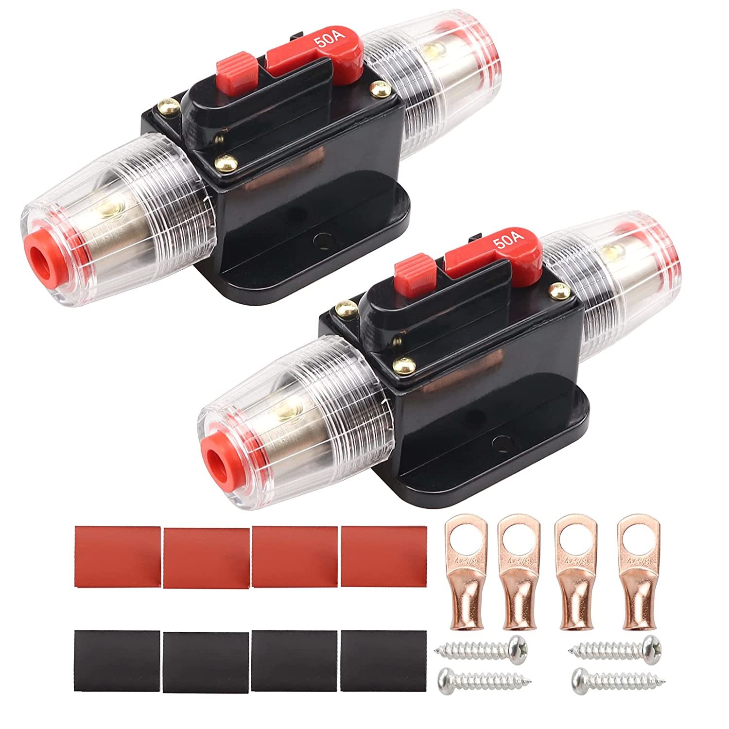 Bumbesti 15A 20A 30A 40A 50A 60A 80A 100A 150A Audio Circuit Breaker Inl... - $33.99