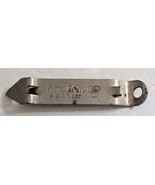 Vintage Ballantine Ale &amp; Beer Bottle Cap Opener Stainless Steel Rusty - €7,73 EUR