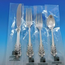 Grande Baroque by Wallace Sterling Silver Flatware Set for 8 Service 36 ... - £1,795.09 GBP