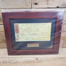 1864 Abraham Lincoln HARTFORD FIRE INSURANCE COMPANY Policy Reproduction... - £21.19 GBP