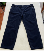 Buffalo David Bitton Corduroy Pants Womens 16 Short Navy Blue Supreme Sk... - $320.19 MXN