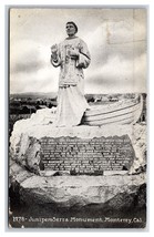 Junipero Serra Monument Monterey CA California DB Postcard D21 - £2.33 GBP